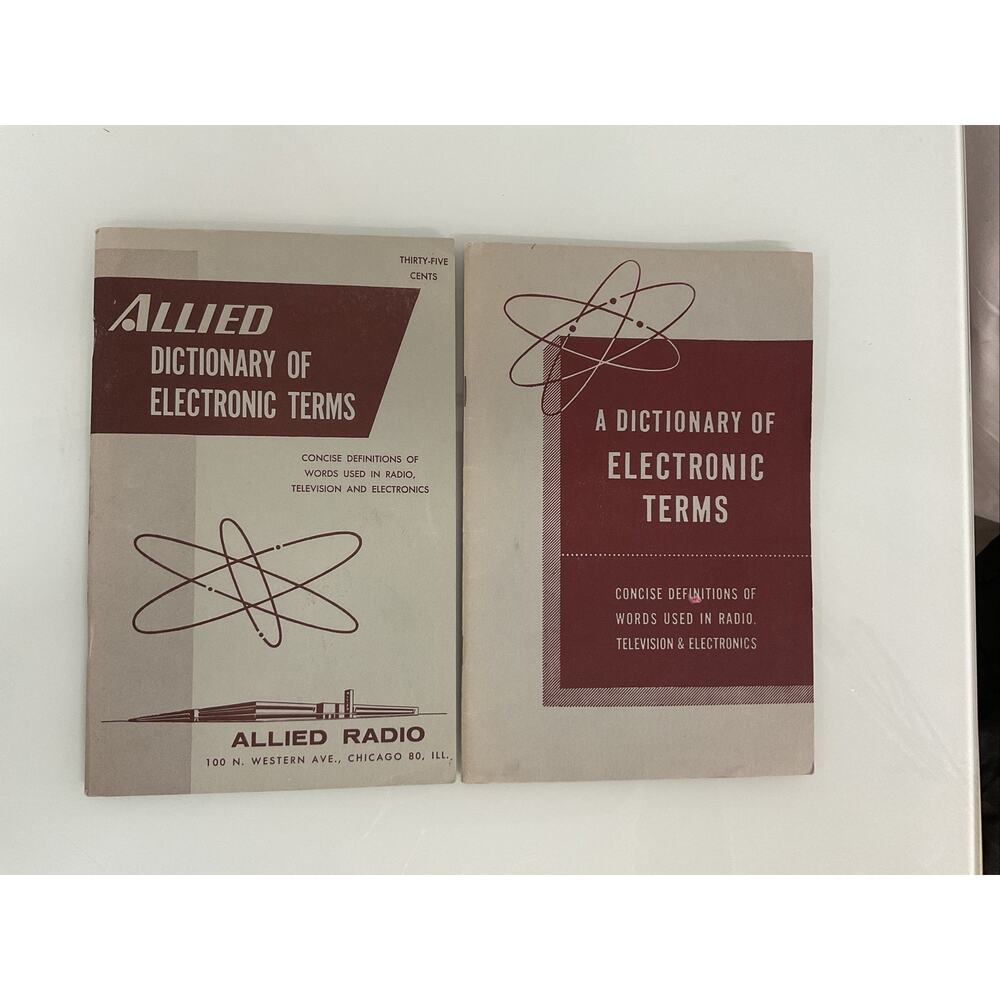 2 Dictionary of Electronic Terms: Words Used In Radio, Television - 1957 1962